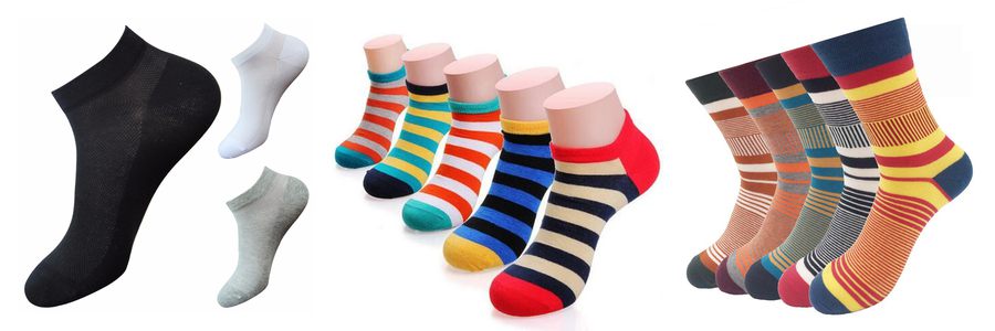 men colored socks